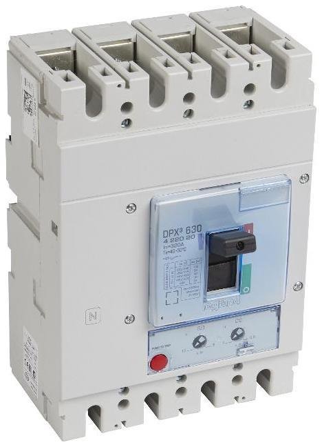 Legrand 422020 Автоматический выключатель DPX3 630 - термомагнитный расцепитель - 50 кА - 400 В" - 4П - 320 А