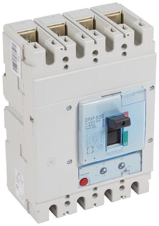 Legrand 422023 Автоматический выключатель DPX3 630 - термомагнитный расцепитель - 50 кА - 400 В" - 4П - 630 А