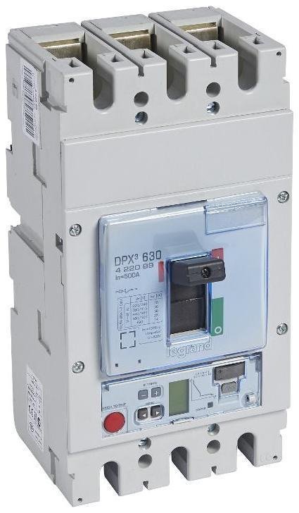 Legrand 422099 Автоматический выключатель DPX3 630 - эл. расц. S2 - с изм. блоком. - 36 кА - 400 В" - 3П - 500 А