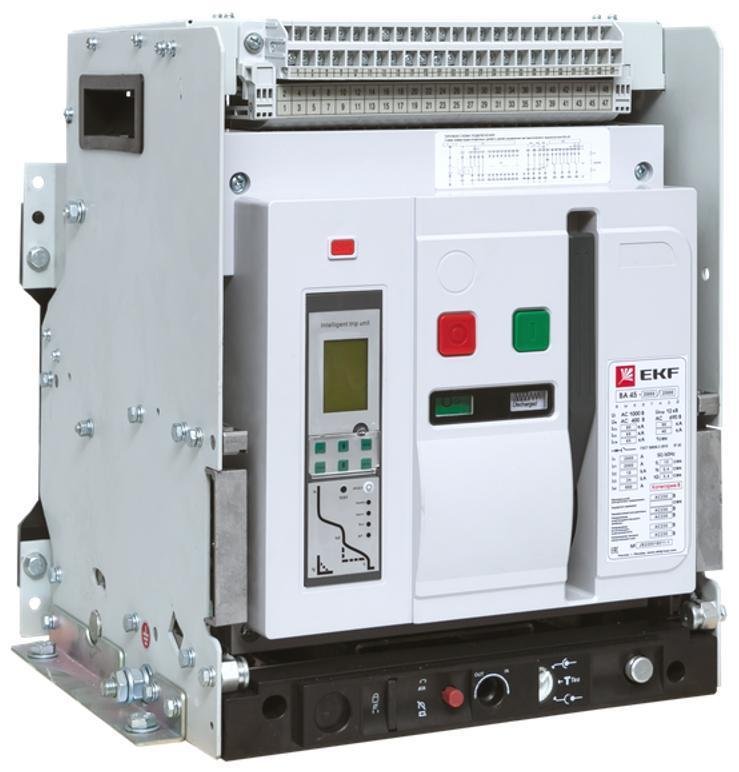 EKF mccb45-3200-2000-v2 Выключатель автоматический ВА-45 3200/2000А 3P 100кА стационарный v2