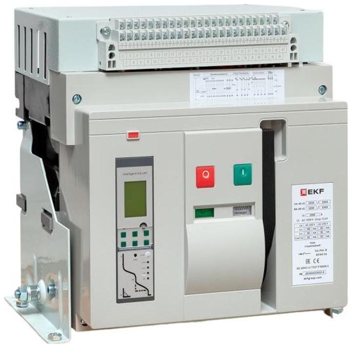 EKF mccb45-3200-2500-v2 Выключатель автоматический ВА-45 3200/2500А 3P 100кА стационарный v2