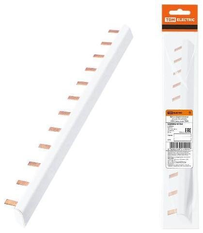 TDM electric SQ0802-0103 Шина соединительная 3П 63А PIN (штырь) 12PIN (инд. упак.) [в упаковке 10, цена за 1 шт]