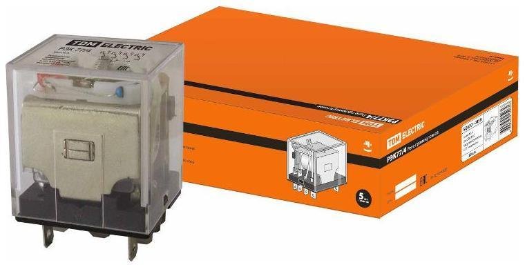 TDM electric SQ0701-0059 Реле РЭК77/4 с инд. 10А 230В AC [в упаковке 20, цена за 1 шт]