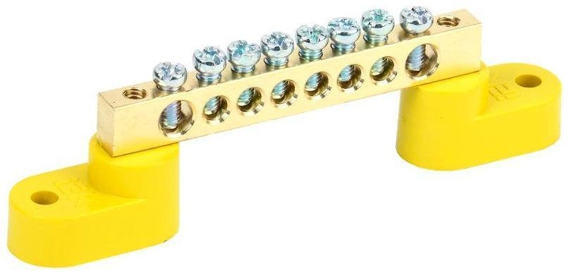 IEK YNN10-69-8C2-K05 Шина PE "земля" на двух угловых изоляторах ШНИ-6х9-8-У2-Ж