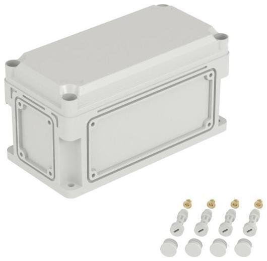 DKC 531310 Корпус пластиковый RAM box IP67 300х150х160 мм(высота крышки 35) стенка с выбивными фланцами непрозрачная крышка