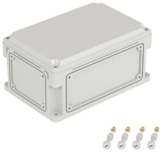 DKC 532210 Корпус пластиковый RAM box IP67 300х200х146 мм (высота крышки 21) стенка с выбивными фланцами непрозрачная крышка