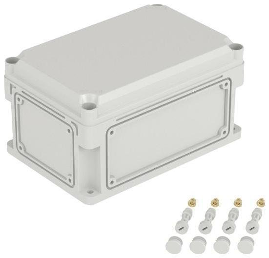 DKC 532310 Корпус пластиковый RAM box IP67 300х200х160 мм (высота крышки 35) стенка с выбивными фланцами непрозрачная крышка