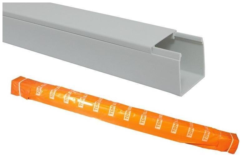 TDM electric SQ0402-0010 Кабель-канал 40х40 белый (30 м) [в упаковке 30, цена за 1 м]
