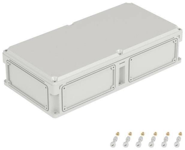 DKC 563210 Корпус пластиковый RAM box IP67 600х300х146 мм(высота крышки 21) стенка с выбивными фланцами непрозрачная крышка