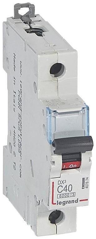 Legrand 407674 Выключатель автоматический однополюсный DX3 6000 40А C 10кА