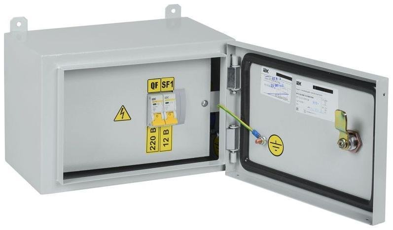 IEK MTT12-012-0251-54 Ящик с понижающим трансформатором ЯТП 0.25 230/12В (2 авт. выкл.) УХЛ2 IP54