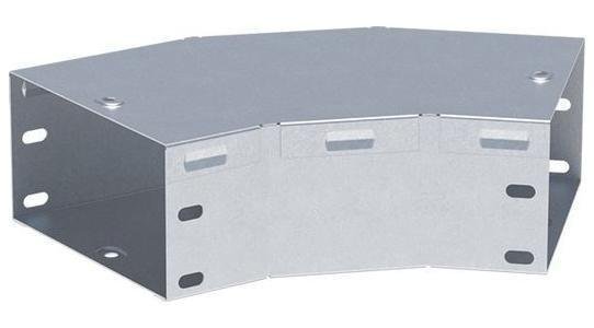 EKF g45100100-1 Угол для лотка горизонтальный 45град. 100х100 1мм