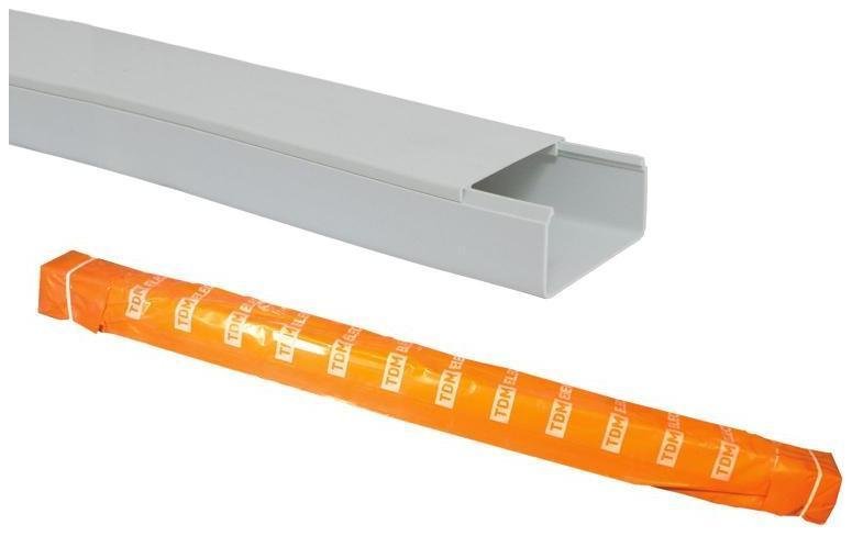TDM electric SQ0402-0008 Кабель-канал 40х16 белый (80 м) [в упаковке 80, цена за 1 м]