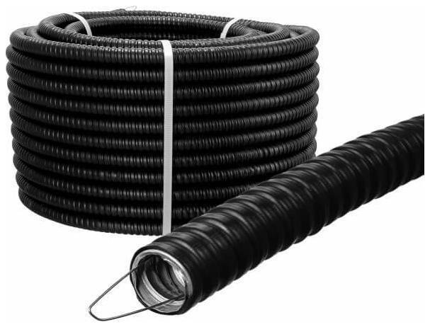 TOKOV electric TKE-MR-PVC-18-50-C05 Металлорукав в ПВХ изоляции Р3-ЦПнг 18 черн. (уп.50м)