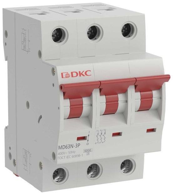 DKC MD63N-3PC16 Выключатель автоматический модульный 3п C 16А 6кА MD63N YON