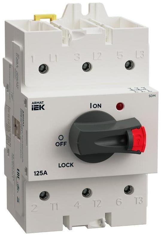 IEK AR-SDM-11-125 Выключатель-разъед. ARMAT SDM 3P 125А