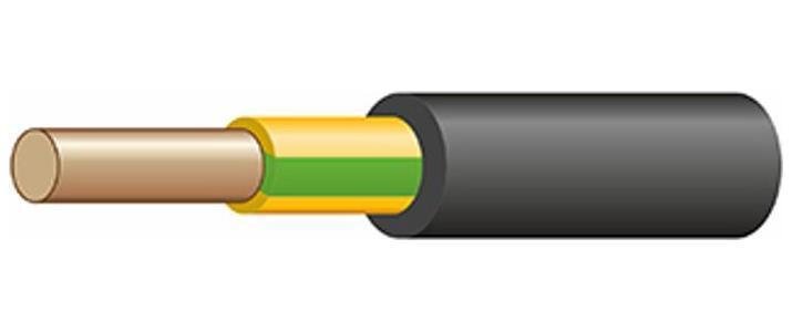 Кабель ВВГнг(А)-LS 1x6 ок (PE)-0,66