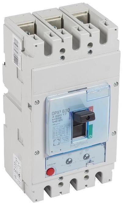 Legrand 422017 Автоматический выключатель DPX3 630 - термомагнитный расцепитель - 50 кА - 400 В" - 3П - 500 А
