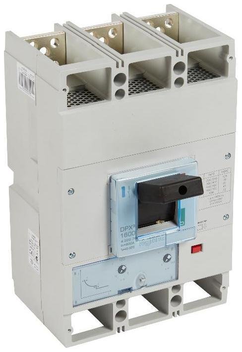 Legrand 422276 Автоматический выключатель DPX3 1600 - термомагн. расц. - 70 кА - 400 В" - 3П - 800 А