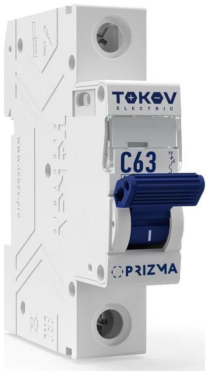 TOKOV electric TKE-PZ60-MCBI-1-63-C Выключатель автоматический модульный 1п C 63А 6кА PRIZMA