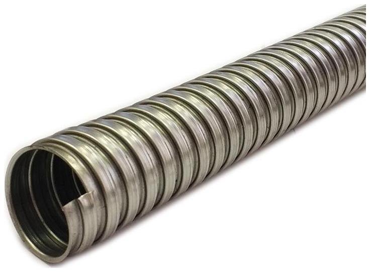 ГОФРОМАТИК zeta44802 Металлорукав Р3-Н 12 (100 м/уп.) без протяжки [в упаковке 100, цена за 1 м]
