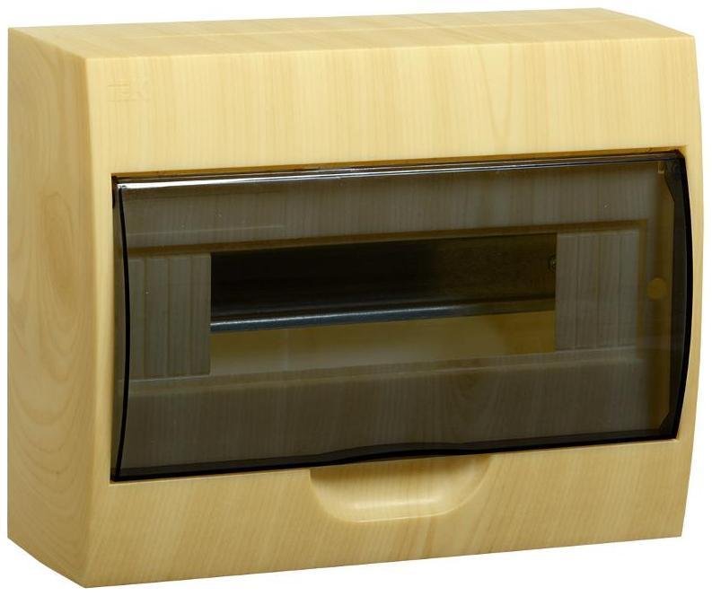 IEK MKP12-N-12-41-K34 Корпус пластиковый навесной на 12 модулей ЩРН-П-12 IP41 (сосна) KREPTA 3