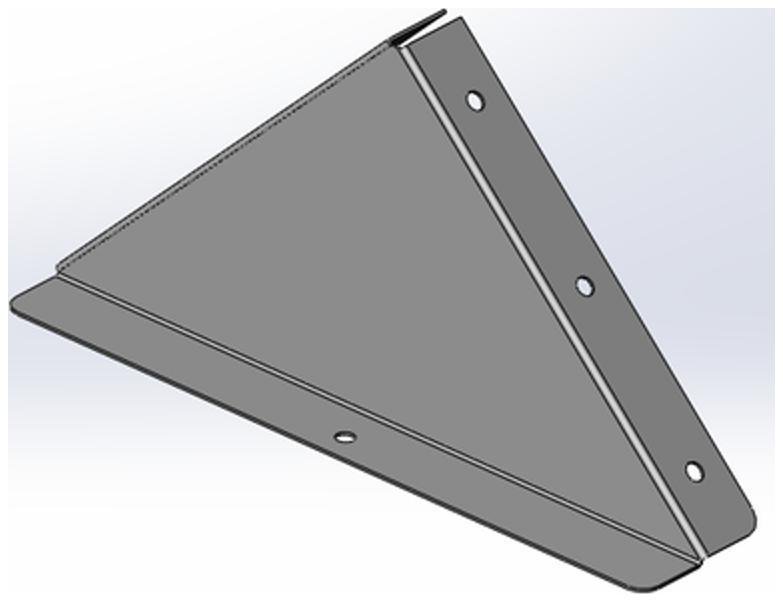 DKC UKH208HDZL Заглушка к двускатной крышки 800, ц.л. [в упаковке 2, цена за 1 шт]