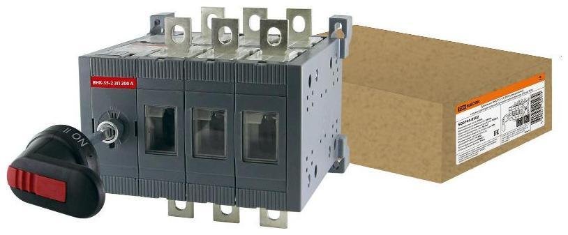 TDM electric SQ0744-0502 Рубильник ВНК-35-2 3П 200А реверсивный с выносной фронтальной ручкой и переходником 185 мм