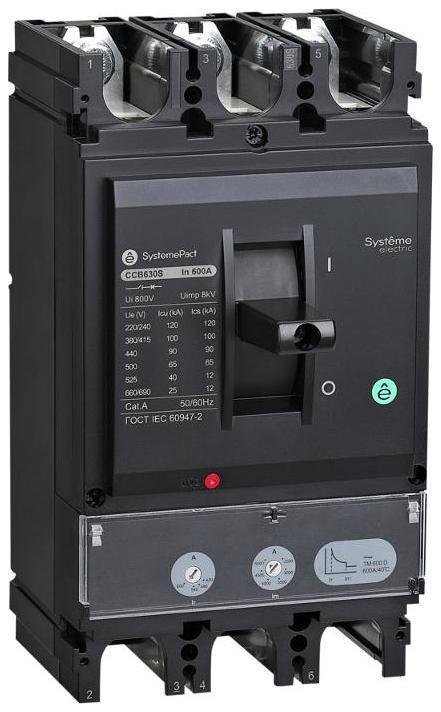 Systeme Electric SPC400S400L3DF АВТ.ВЫКЛ SYSTEMEPACT CCB400 100KA 3P3D TMD400 РЫЧАГ