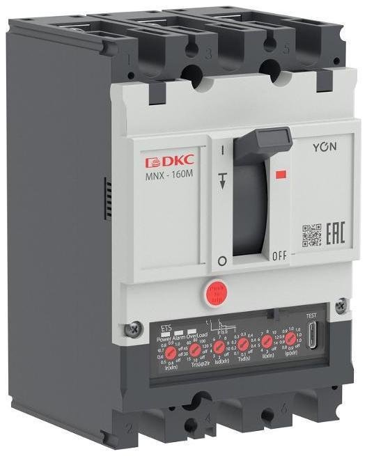 DKC MNX160M3PETS0160 Авт. выкл. YON pro MNX160M 3P 160A 100kA при AC415V расц. ETS