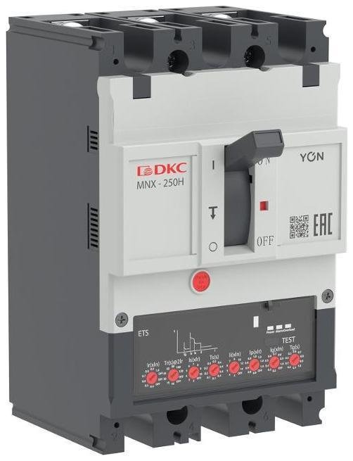 DKC MNX250L4PETS0100 Авт. выкл. YON pro MNX250L 4P 100A 70kA при AC415V расц. ETS