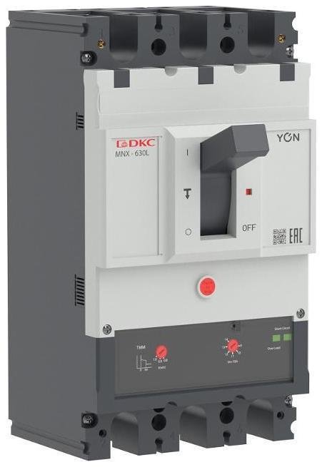 DKC MNX630L3PTMM0500 Авт. выкл. YON pro MNX630L 3P 500A 70kA при AC415V расц. TMM