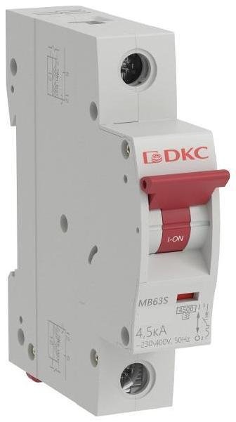DKC MB63S-1PD20 Модульный автоматич. выкл. YON MB63, 1P, характеристика D, 20A, 4,5kA [в упакове 12, цена за 1 шт]