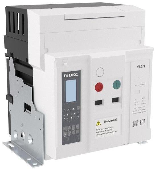 DKC ANX10HN3FH622200K Воздушный автоматич. выкл. YON pro ANX10H 3P 1000 А 85 кА, тип. N, расц. ETE, стацион., гор./верт. подкл., упр. 220 В AC