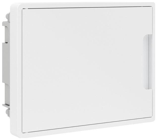 DKC F08B3WW Щиток 8 мод встраиваемый для полых стен Фрейм (FRAME), белый, с белой дверцей, с 2 шинами PEN на 6 и 8 отв