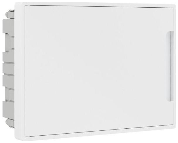 DKC F12B3WW Щиток 12 мод встраиваемый для полых стен Фрейм (FRAME), белый, с белой дверцей, с 2 шинами PEN на 6 и 8 отв