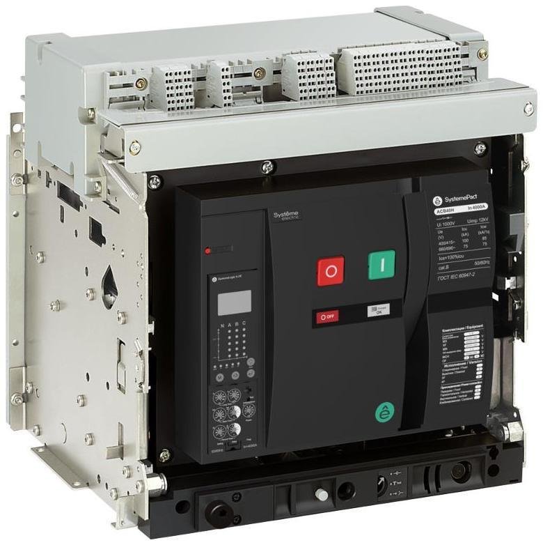 Systeme Electric SPA40H403DVNN58WRU ВОЗДУШНЫЙ АВТ.ВЫКЛ.SYSTEMEPACT ACB 40H 3P 6.0E ВЫК ВП MCH+MX+XF AC230V SDE2