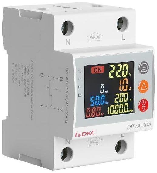 DKC DPVA-63A Реле напряжения с контролем тока на 63 А