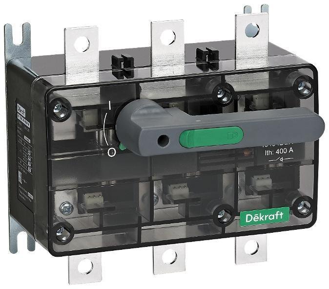 DEKraft 40456DEK Выключатель-разъединитель 400А 3Р с видимым разрывом ВР-104С