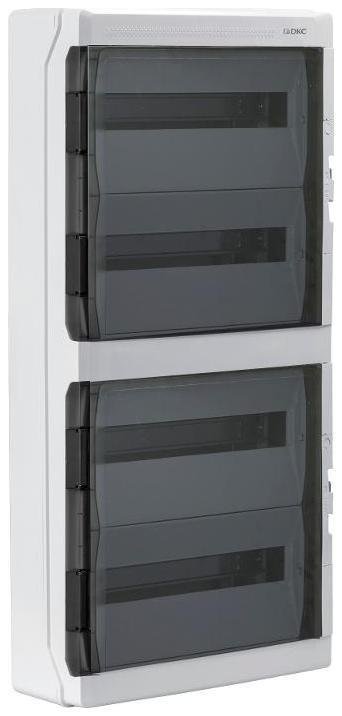 DKC RB72W6TGD Щиток настенный с дверцей 72 мод.,IP65, серый, с клеммным блоком 63А