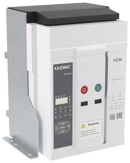 DKC ANX12NS3FH522200K Воздушный автоматич. выкл. YON pro ANX12N 3P 1250 А 66 кА, тип. S, расц. ETA, стацион., гор./верт. подкл., упр. 220 В AC