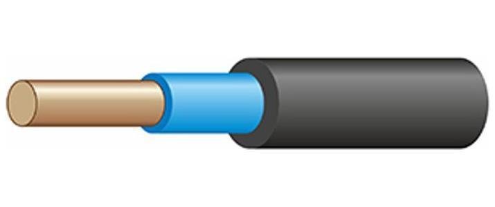 Кабель ВВГнг(А)-LS 1x2,5 ок (N)-0,66