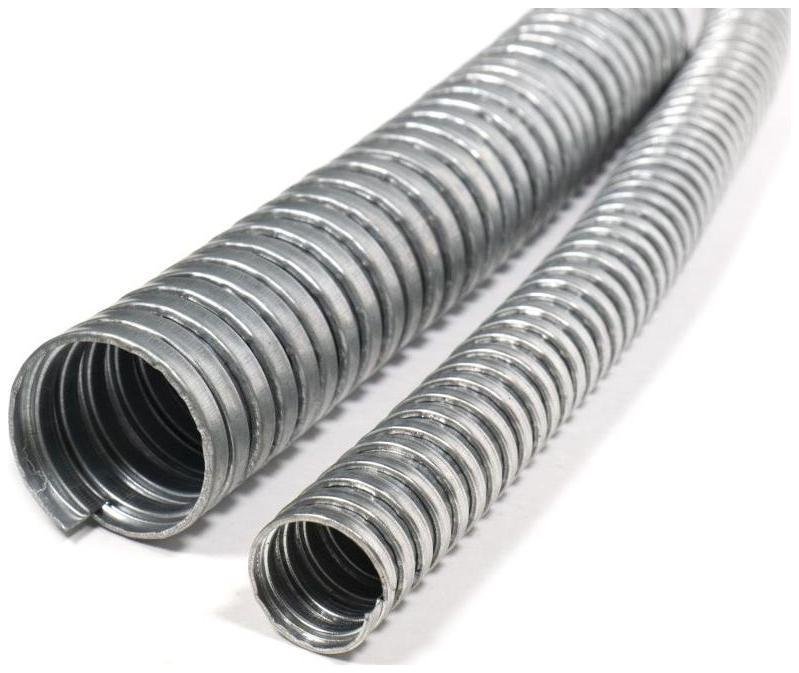 ГОФРОМАТИК zeta43057 Металлорукав Р3-Ц 25 (20 м/уп.) DIY без протяжки [в упаковке 20, цена за 1 м]
