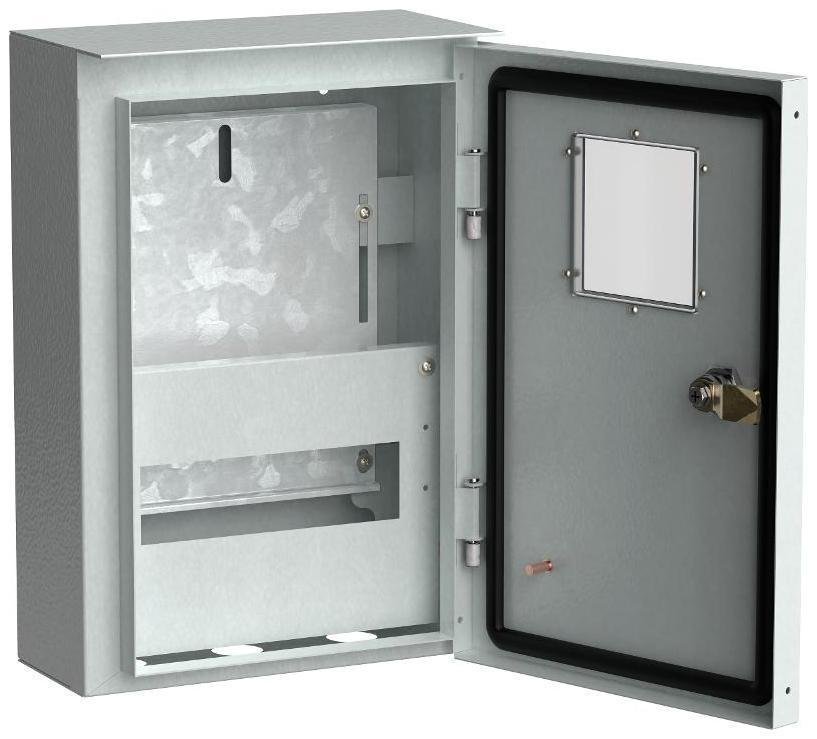 IEK MKM24-N-009-54-ZO Корпус металлический коттеджный ЩУРн-1/9 (ВхШхГ) 370х250х135мм IP54