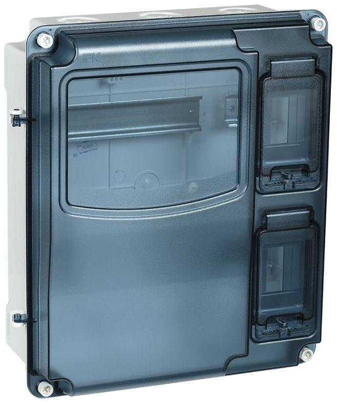 IEK MSP3-N-06-66-L Корпус пластиковый навесной ЩУРн-П 3/6 IP66 PC (360х323х122м) KREPTA 3 [в упаковке 8, цена за 1 шт]