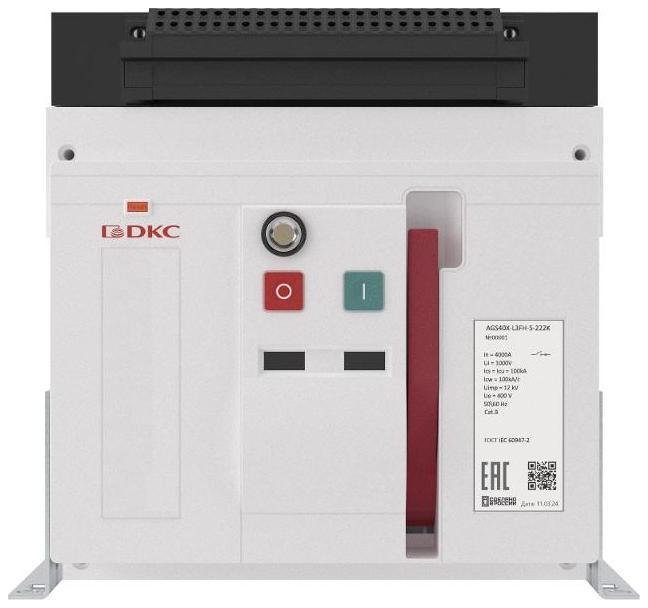 DKC AGS20H-M3FH-0-222K Выключатель нагрузки YON 85 кА, тип. M, фиксированый, упр. 220 В AC, гор. подкл
