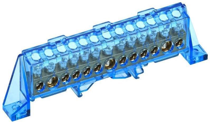 IEK TF-NN20-13-DP-K07 TEKFOR Шина N "ноль" в комбинированном DIN-изоляторе "Стойка" 8х12-13-С [в упаковке 5, цена за 1 шт]