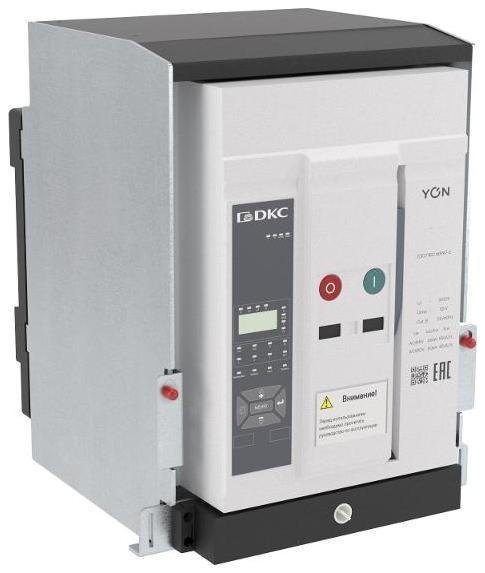DKC ANX06NS3DH522200K Воздушный автоматич. выкл. YON pro ANX06N 3P 630 А 66 кА, тип. S, расц. ETA, выкат., гор./верт. подкл., упр. 220 В AC