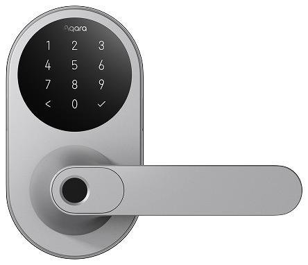 Aqara DL-D02D_GR Умный замок, Thread+Bluetooth, серия U300, монтаж накладной, цвет серый