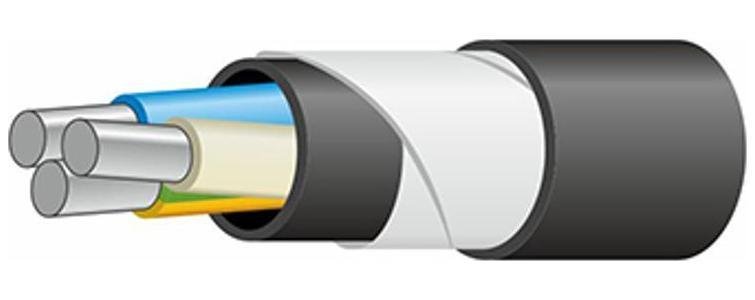 Кабель АВБШв 3х4 ок (N,PE)-0,66